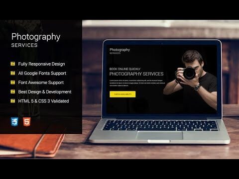 Top Photography Website Templates